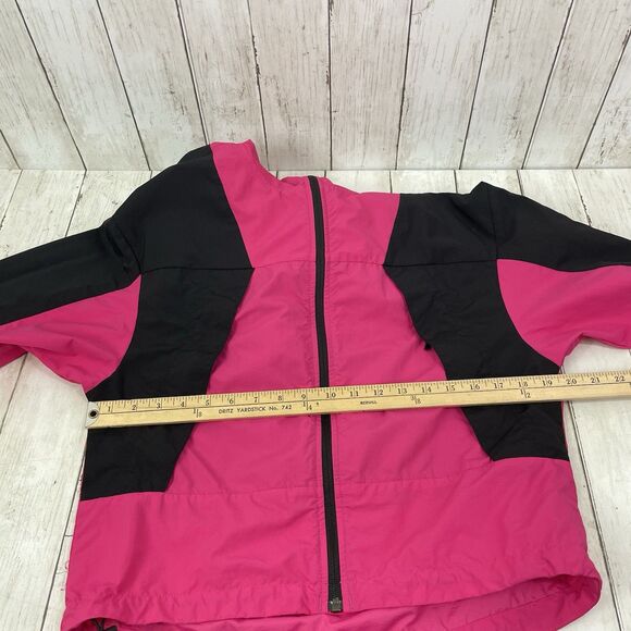 THE NORTH FACE Women’s XS Pink /Black Nylon WINDWALL RAIN JACKET - Picture 8 of 9